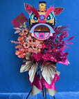 Lion Dance Artificial Flower  Stand