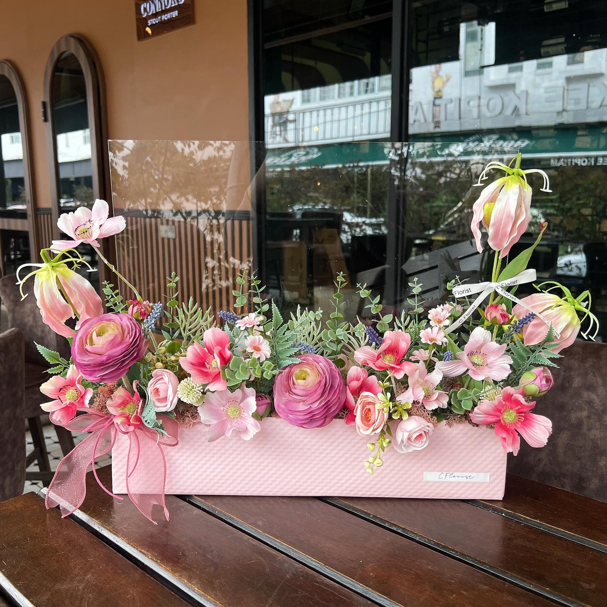 Acyclic Pink Artificial Flower