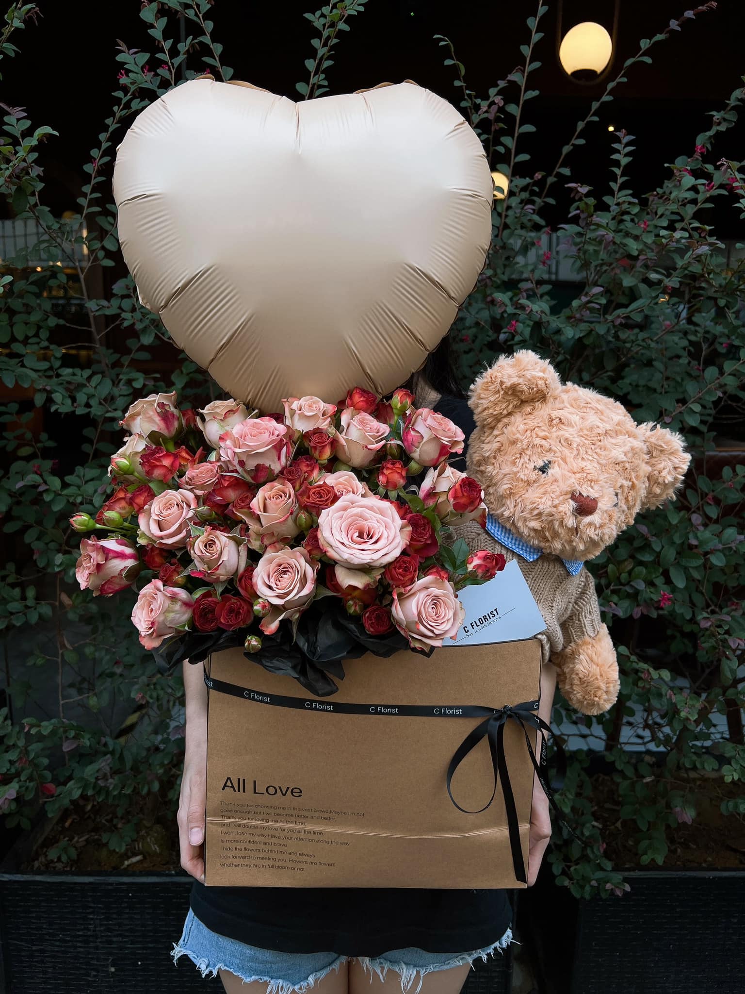 Box of Love Cappuccino with Bear
