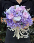 Lilac Whisper & Ocean Mist Bridal Bouquet