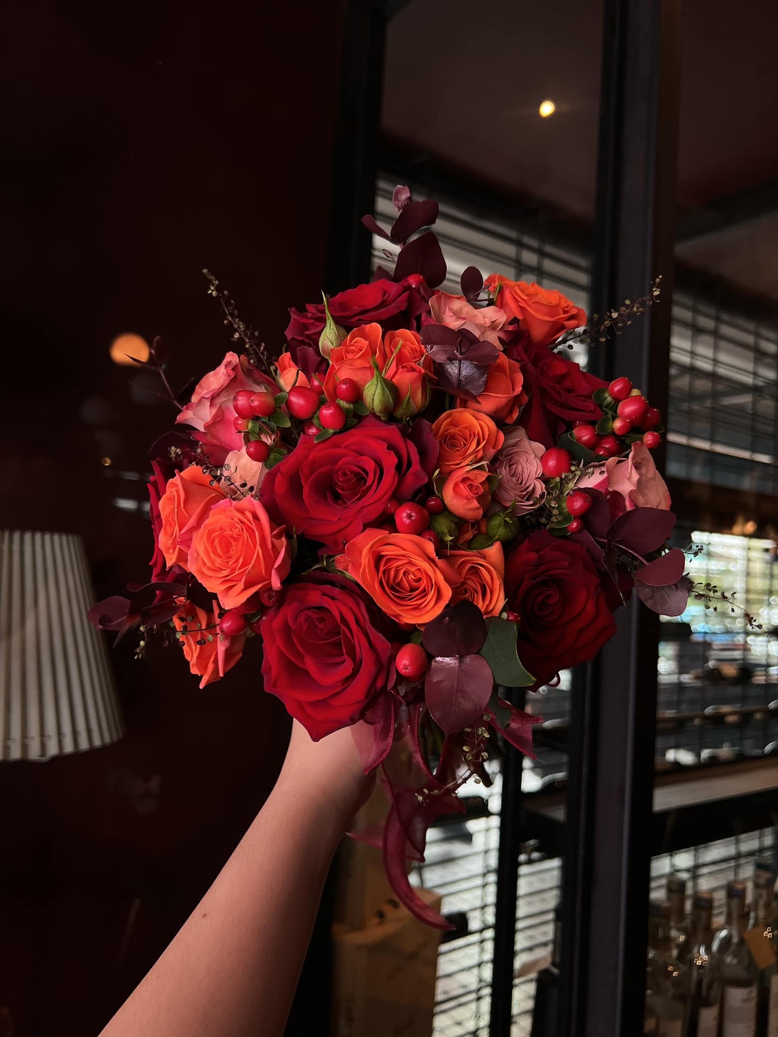 Autumn Amber Bridal Bouquet
