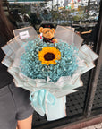 Sunflower Baby Breath Graduation