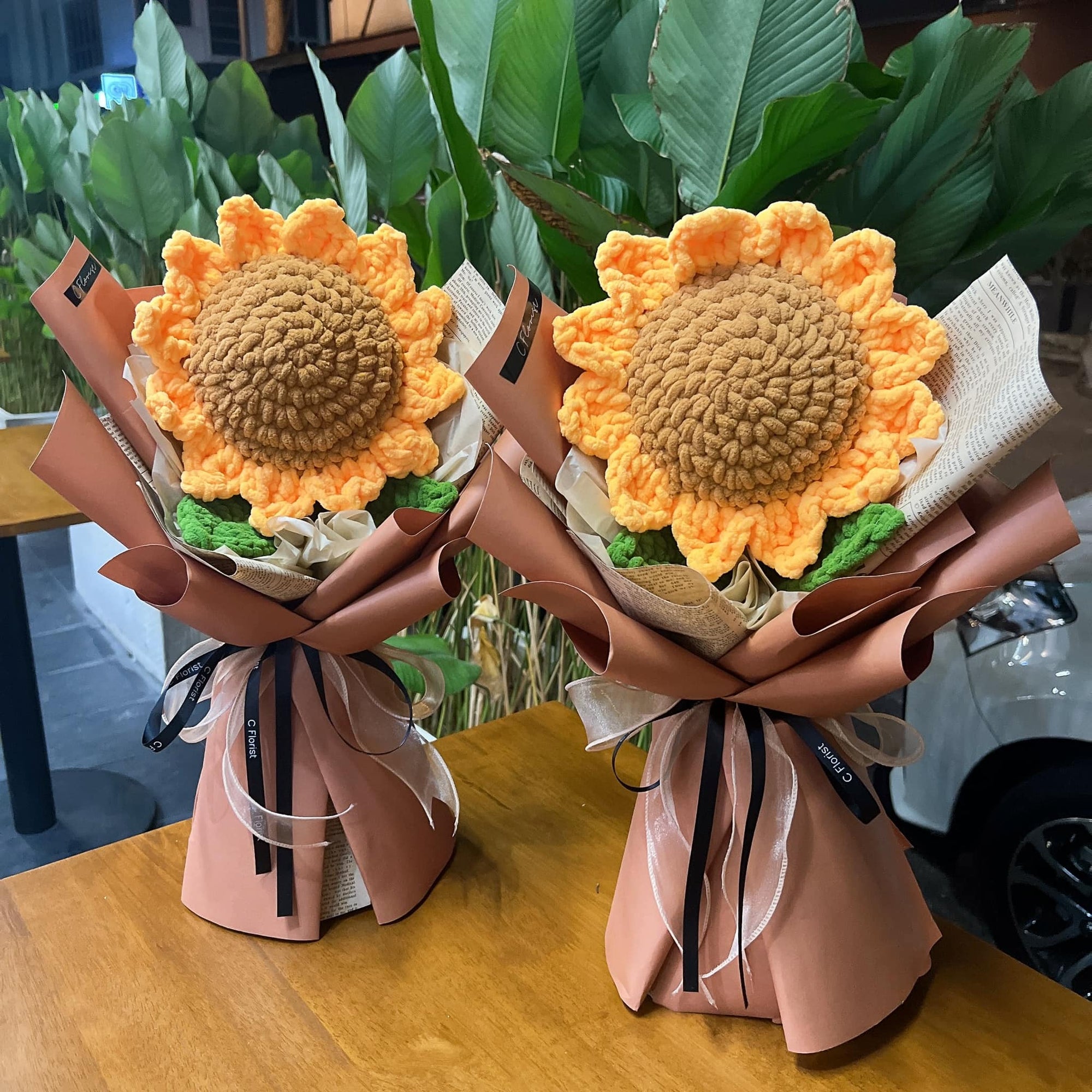 Jumbo Sunflower Crochet