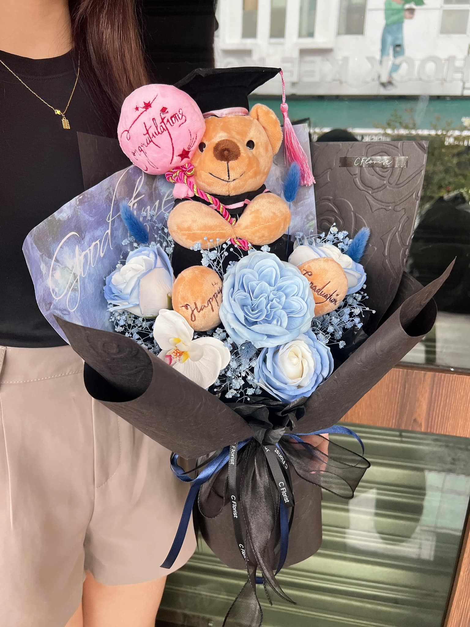 Balloon Bear Soap Graduation