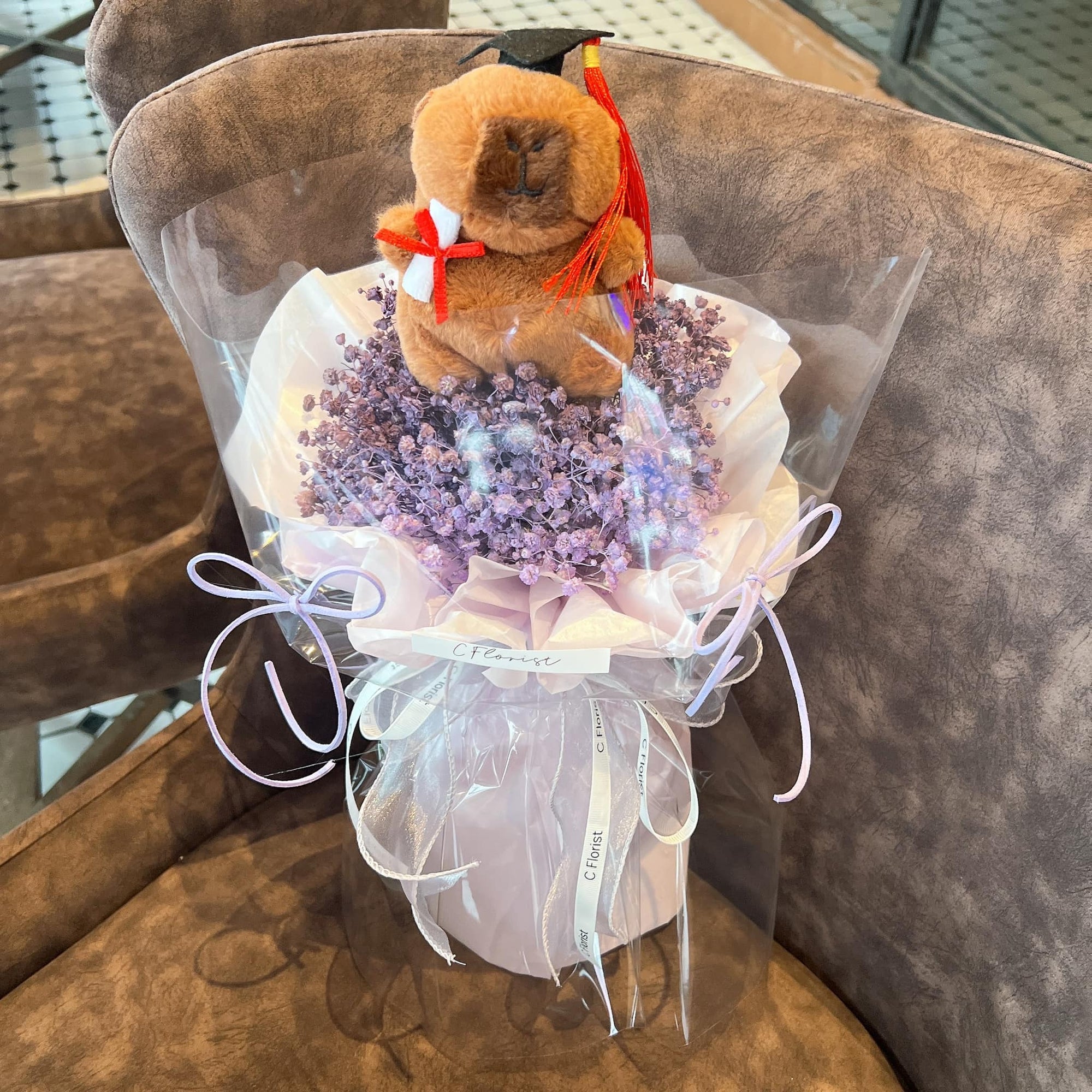 Capybara Baby Breath Graduation