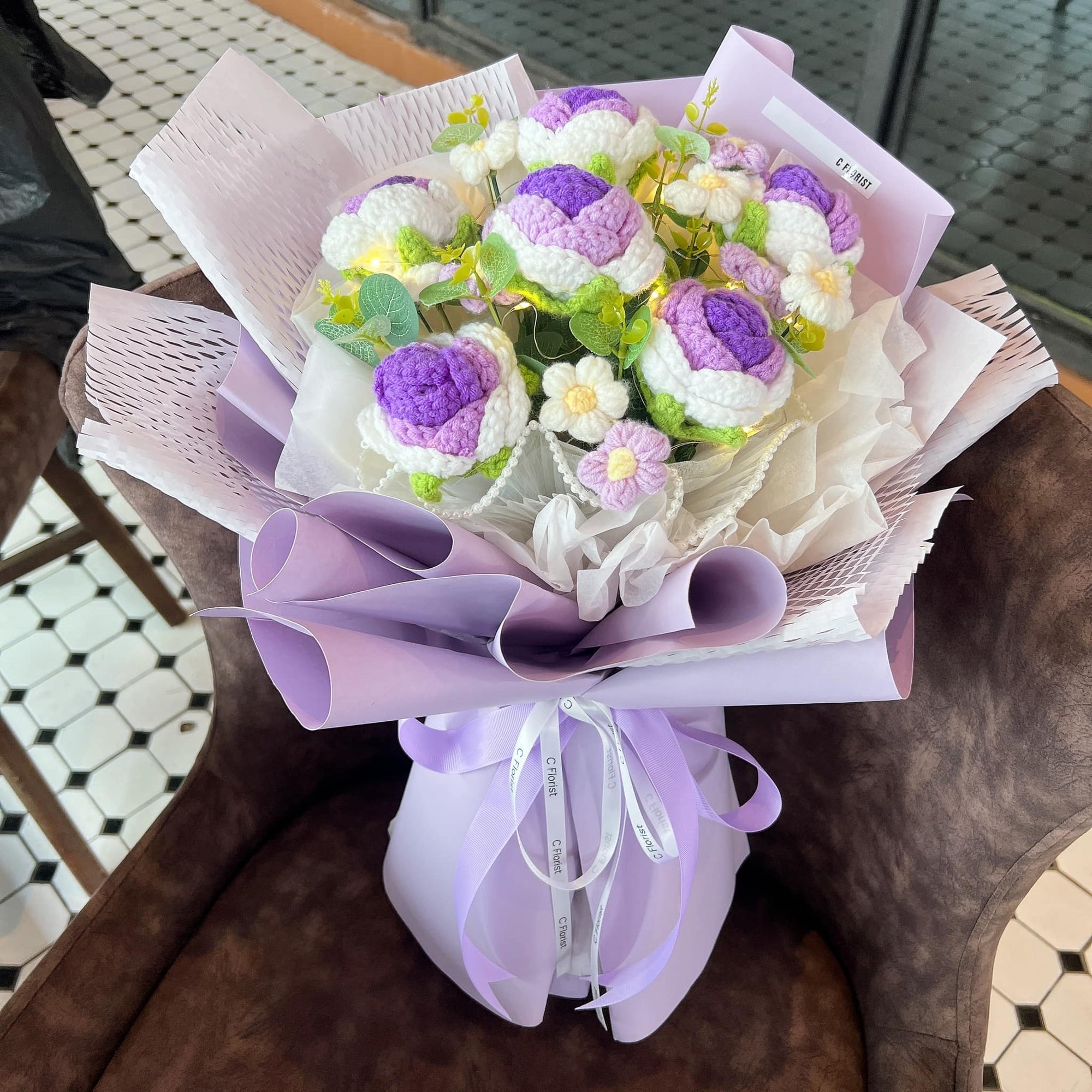 Rose Crochet Bouquet