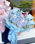 Twin PomPom Soap Graduation Bouquet