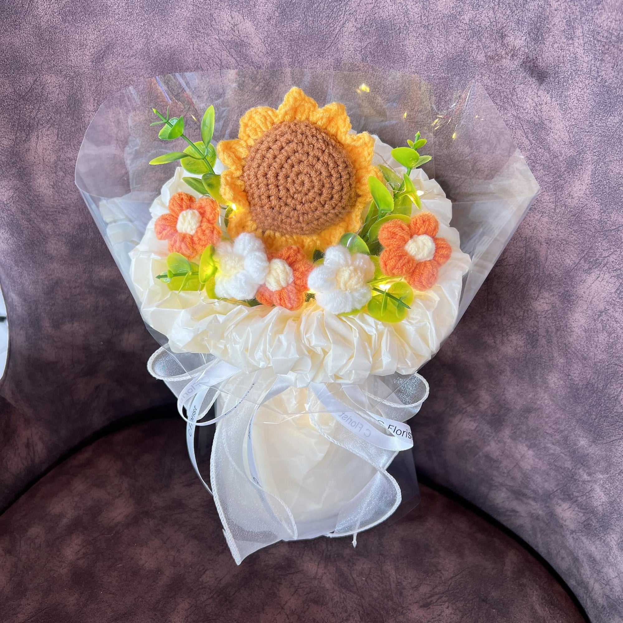 Pocket Bloom Rose & Sunflower Crochet