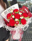 Rose Crochet Bouquet