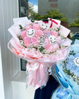 Twin PomPom Soap Graduation Bouquet