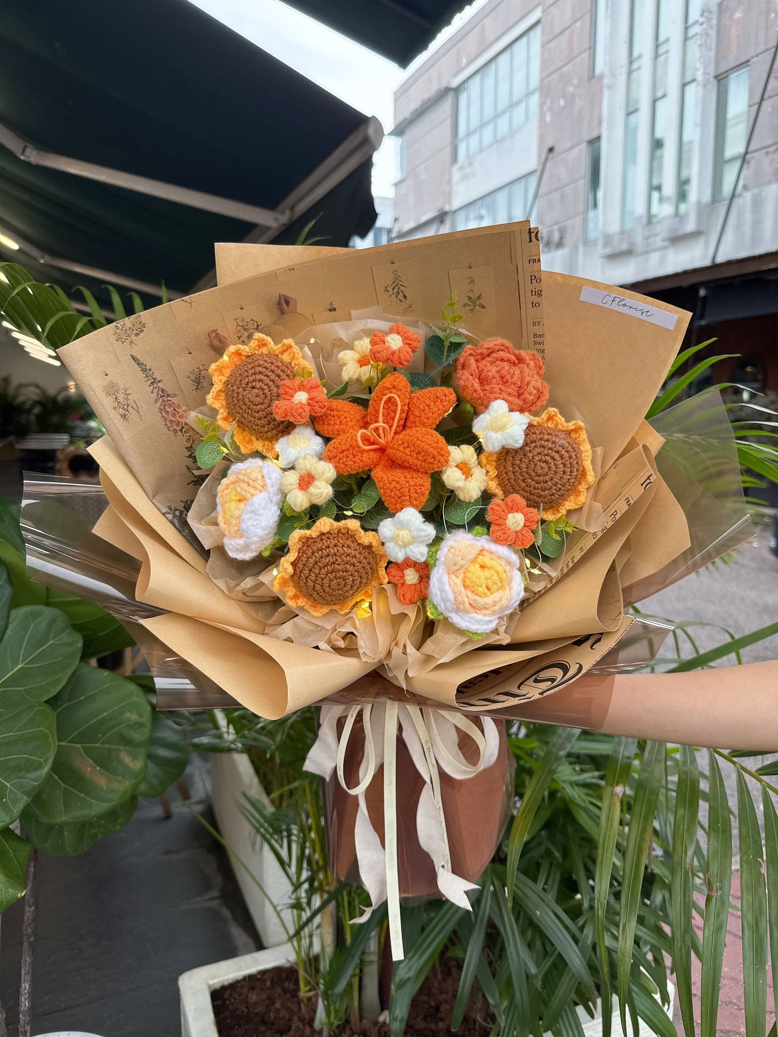 Mixture Large Crochet Bouquet