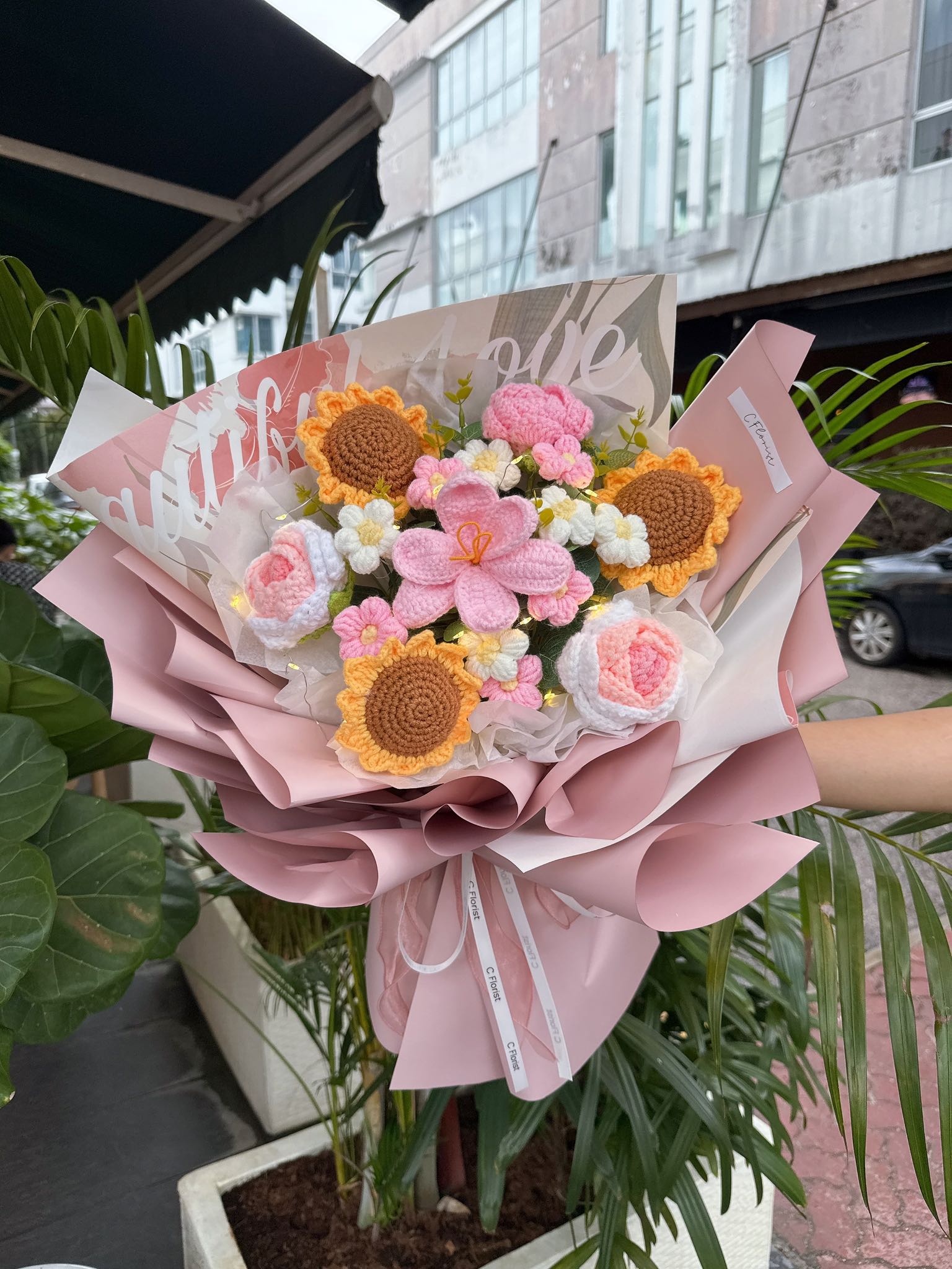 Mixture Large Crochet Bouquet