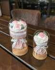 Only One & Trio Crochet Glass Jar
