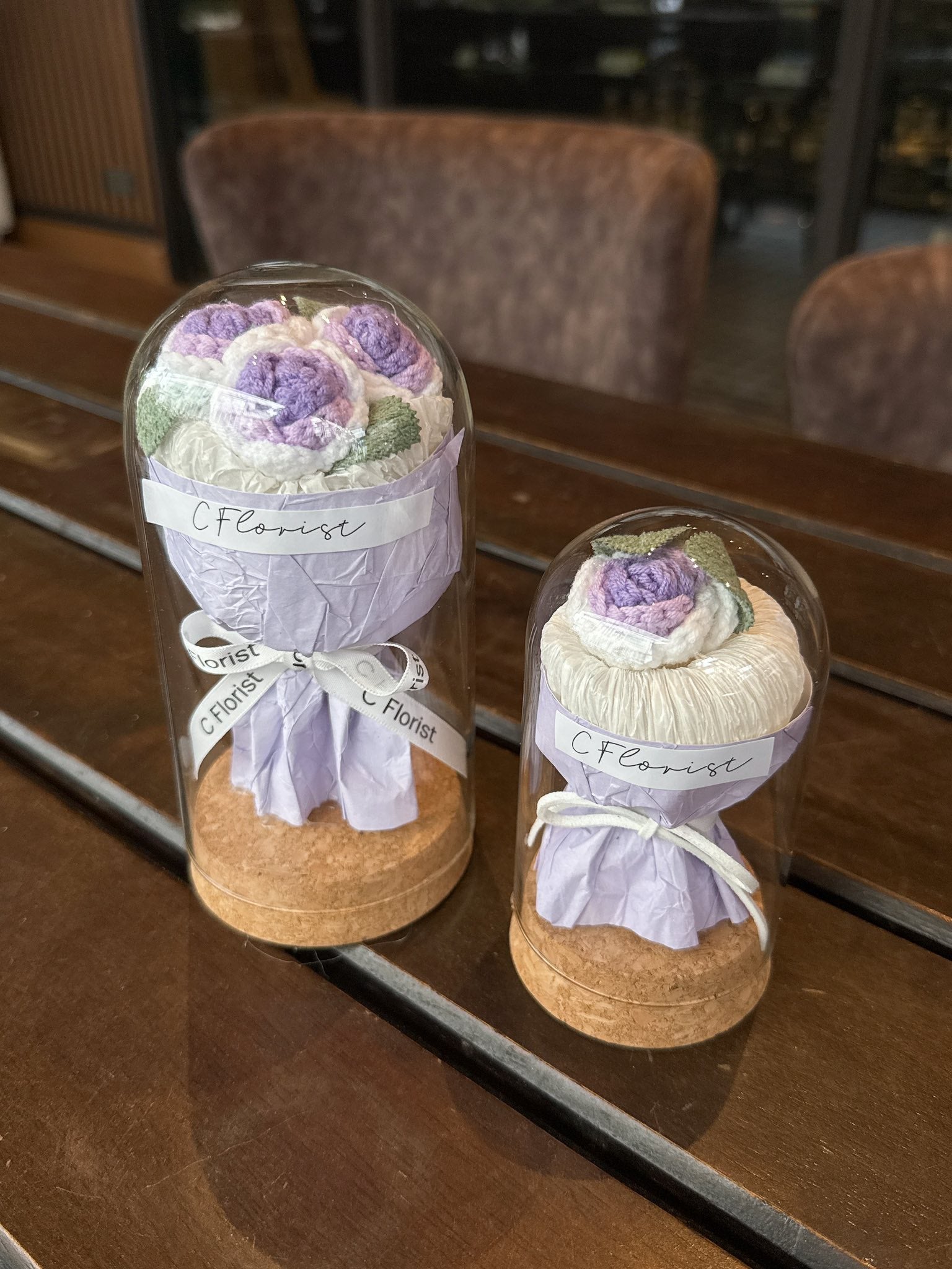 Only One & Trio Crochet Glass Jar