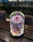Preserved Rose Glass Jar