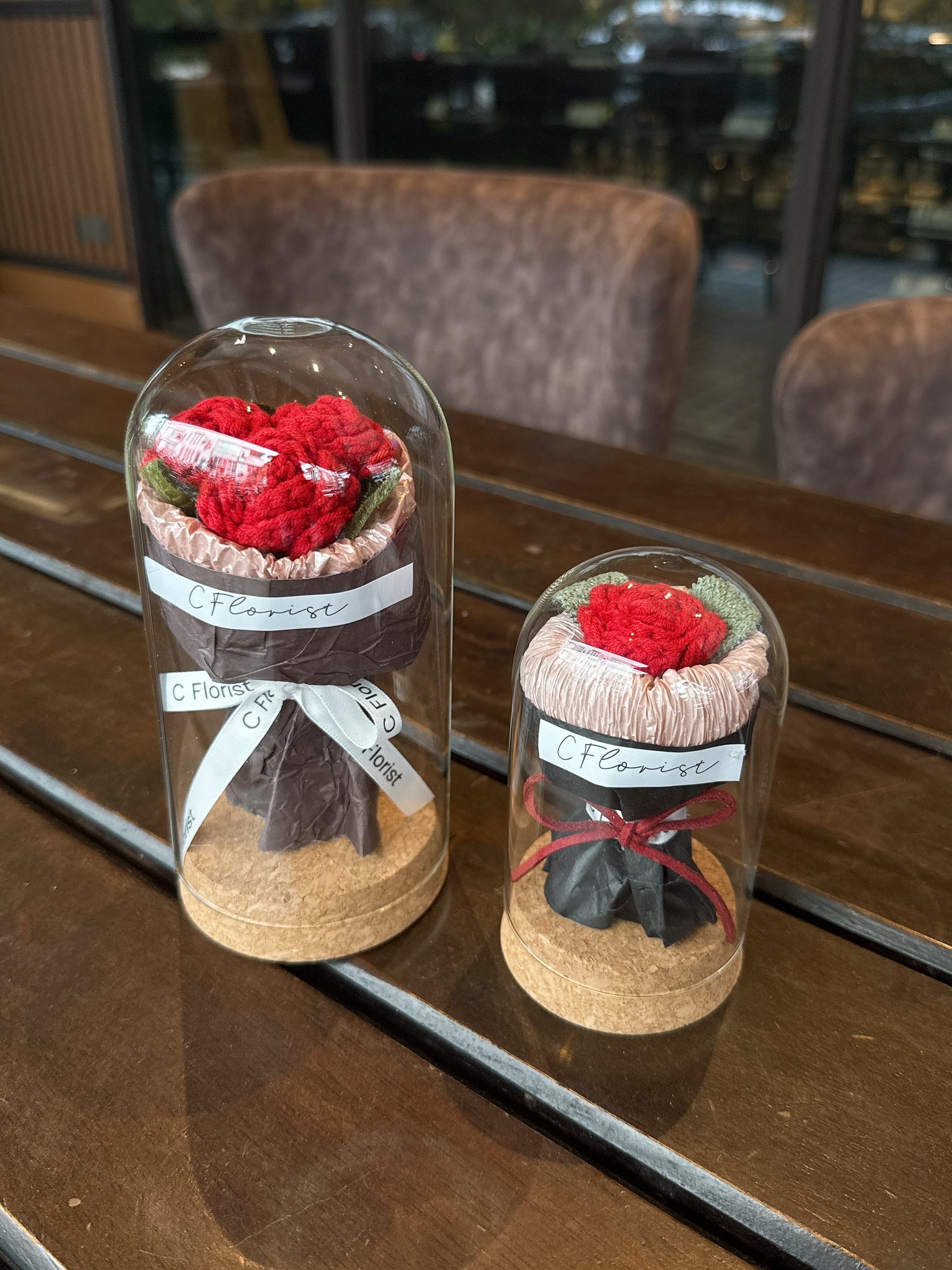 Only One & Trio Crochet Glass Jar