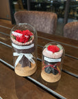 Only One & Trio Crochet Glass Jar