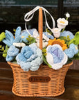 Crochet Flower Basket