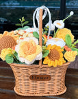 Crochet Flower Basket
