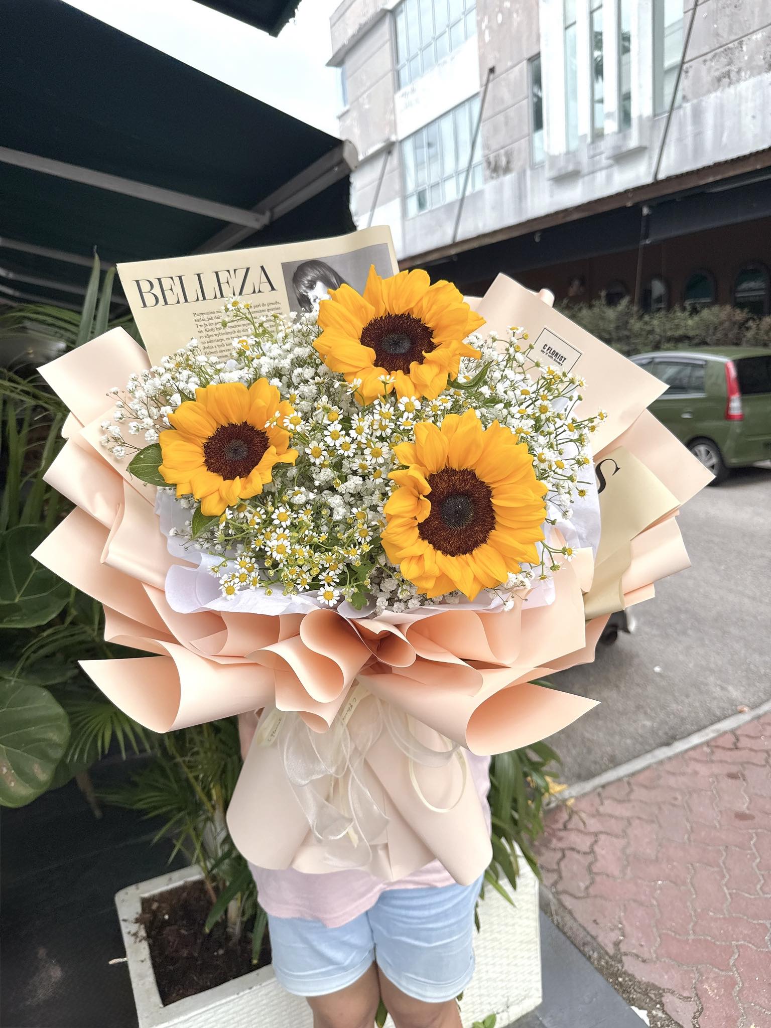 Sunshine Bloom Trio Sunflower