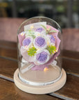 Mini Crochet Bouquet in Glass Jar