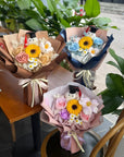 Pom Pom Soap Graduation Bouquet