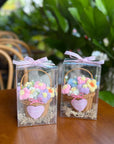 Mini Crochet Flower Basket