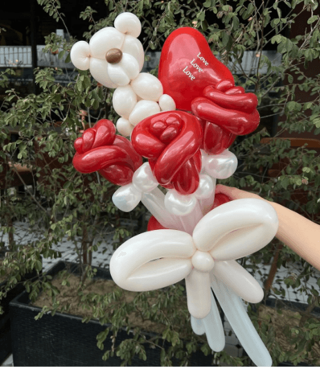 Valentine Balloon Bouquet