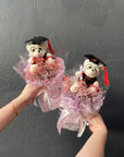 Mini Baby Breath with Graduation Bear