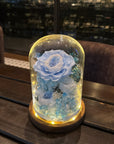 Preserved Rose Glass Jar